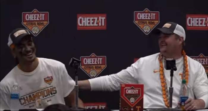 Nico Iamaleava And Josh Heupel Share Hilarious Moment After Tennessee's ...