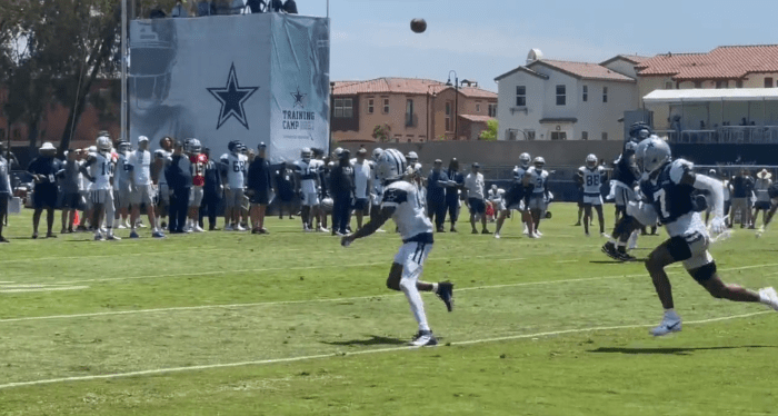 Cowboys CB Trevon Diggs Returns To Practice With Highlight-worthy Play