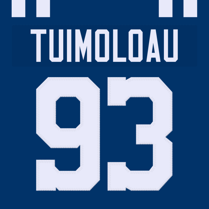 Mock Colts JT Tuimoloau Jersey #93