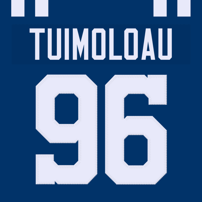 Mock Colts JT Tuimoloau Jersey #96