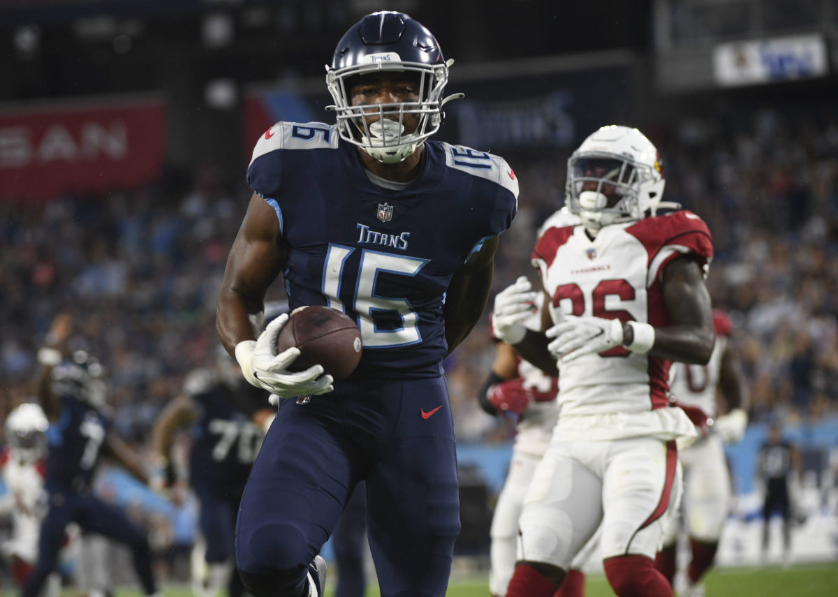 WATCH: Titans rookie WR Treylon Burks catches his first touchdown - A to Z  Sports