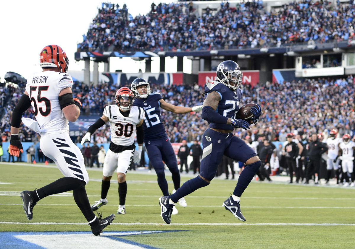 Titans' Derrick Henry back for big AFC playoff game vs. Bengals