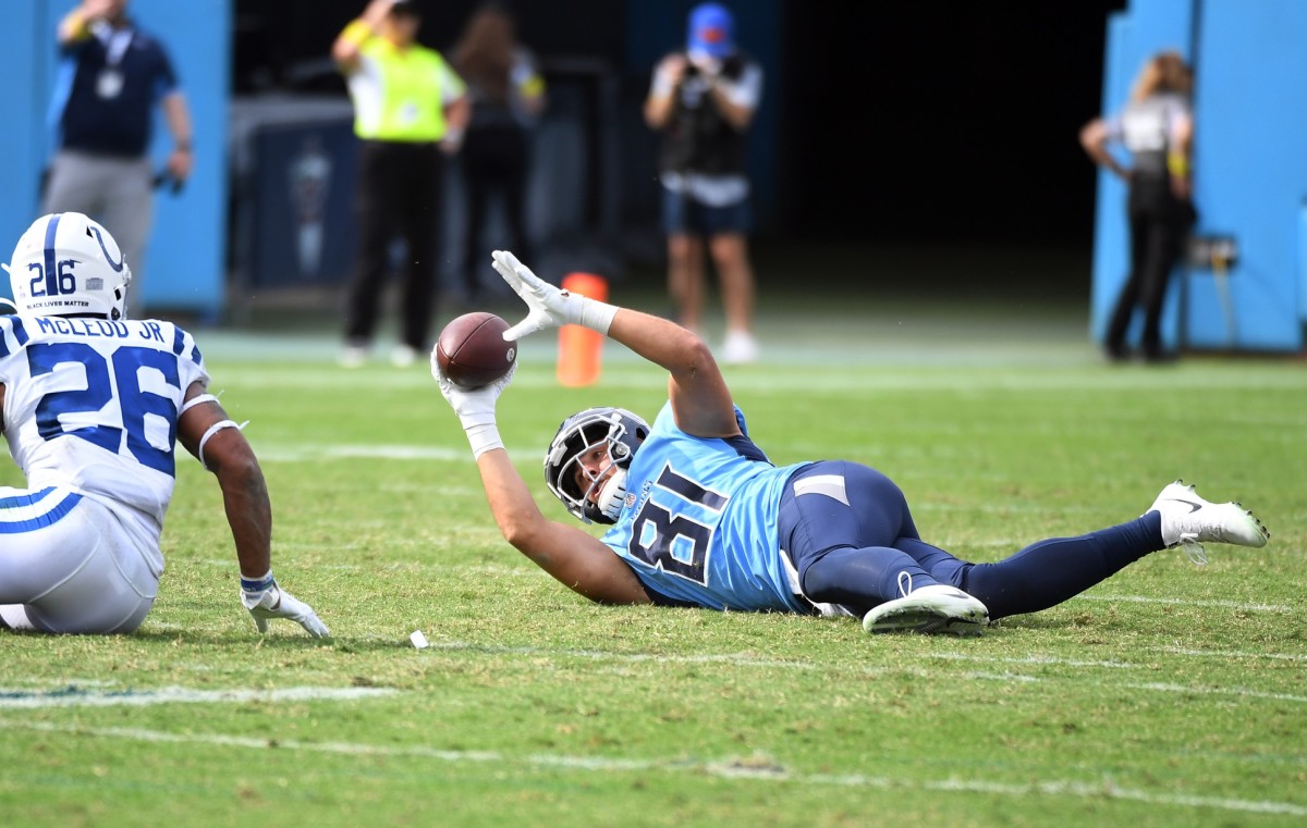 Austin Hooper makes receiver depth a non-issue for Tennessee Titans