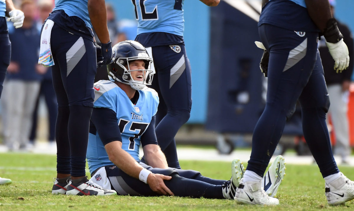 Tennessee Titans QB Ryan Tannehill out for Houston Texans game