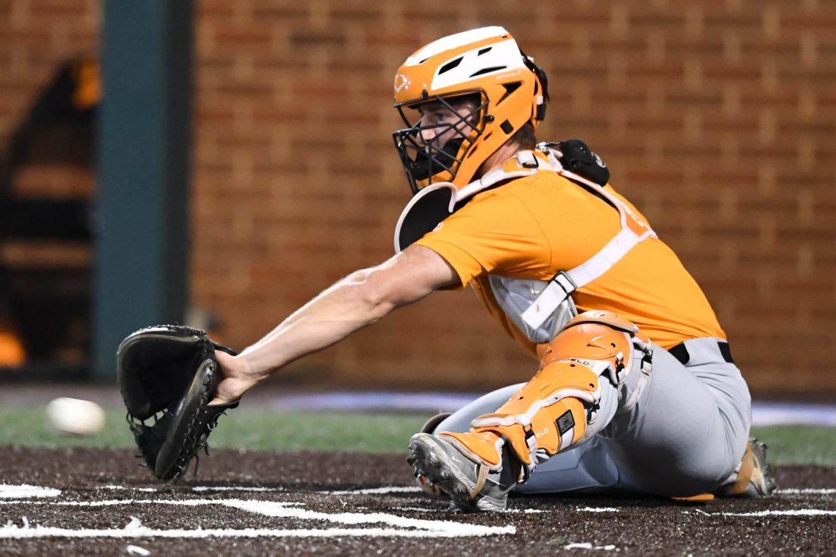 Evan Russell: Tennessee baseball catcher in photos