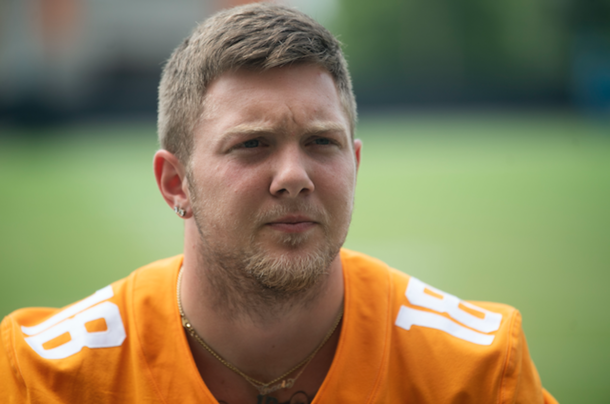 Tennessee Vols Josh Heupel handled questions about Brian Maurer