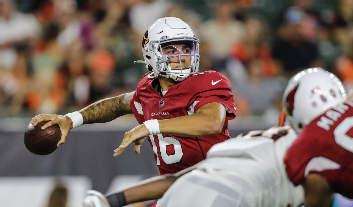 Watch: Former Vols QB Jarrett Guarantano makes big play in NFL debut