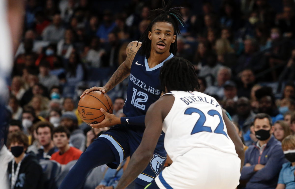 Watch: Ja Morant breaks out impressive move while leading Grizzlies' to ...