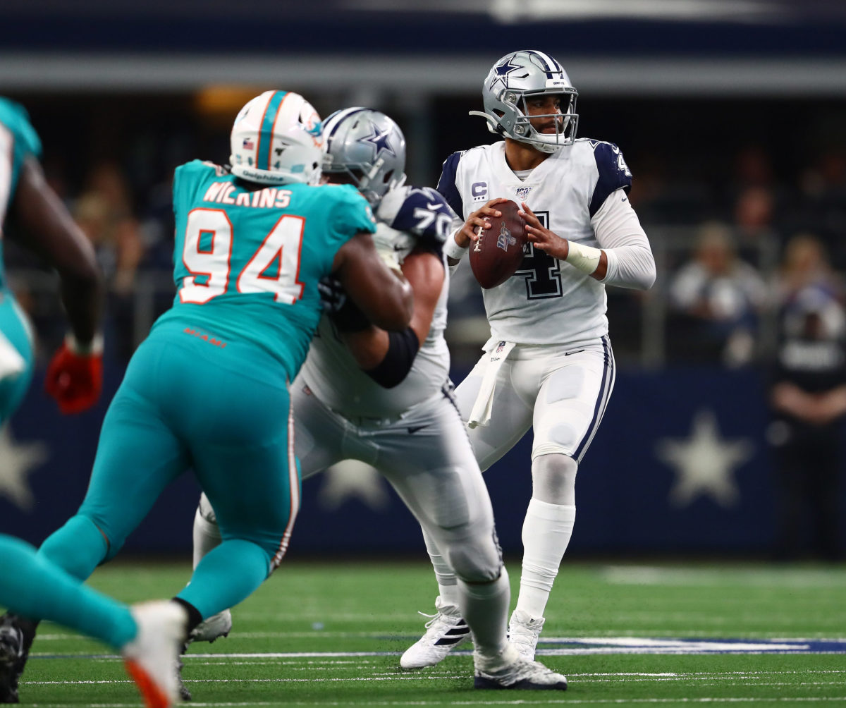 Which Cowboys players earned a spot on the Pro Football Focus list of the top  50 players entering the 2019 season?