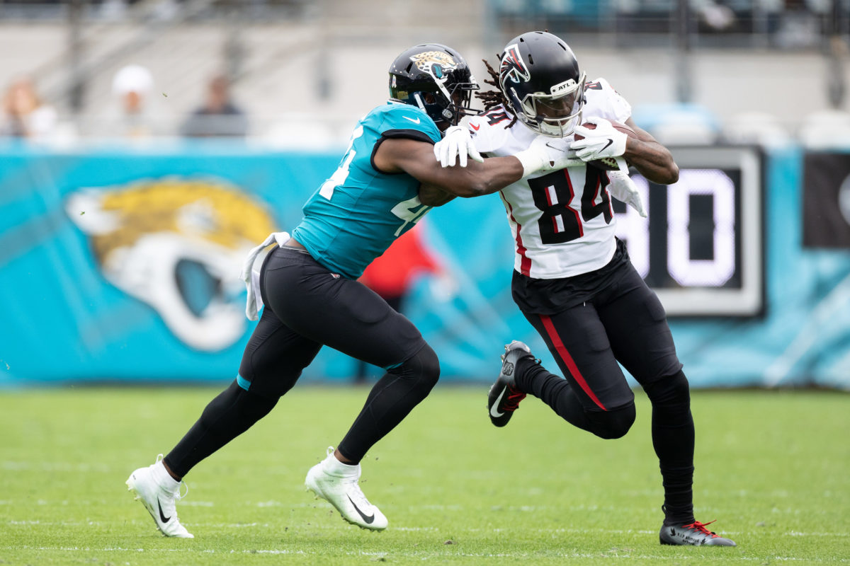 Pittsburgh Steelers linebacker Myles Jack (51) jogs to the locker room at  the end of the first half of a preseason NFL football game against the  Jacksonville Jaguars, Saturday, Aug. 20, 2022