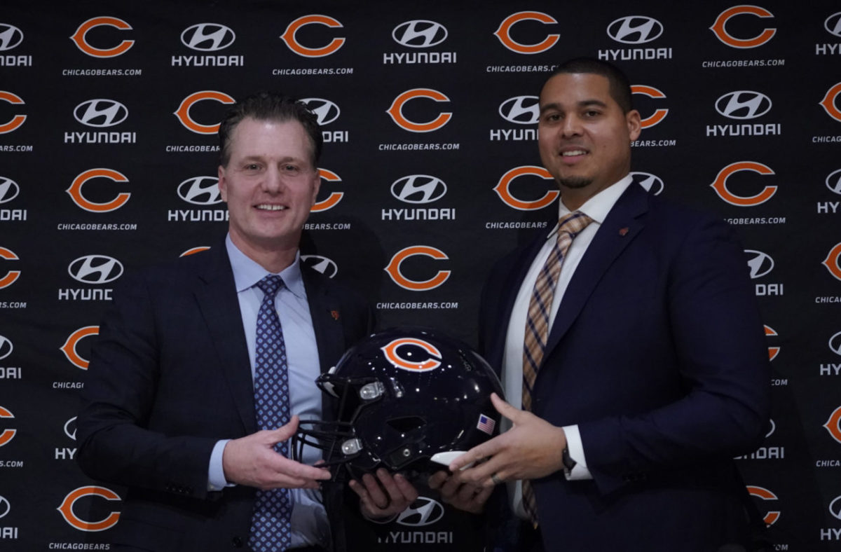 Bears GM Ryan Poles responds to rumors about WR Darnell Mooney, DE