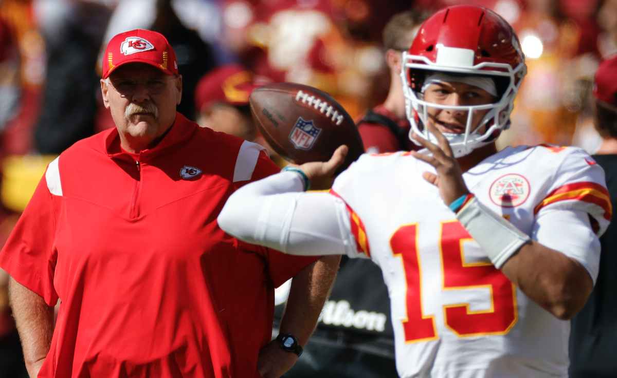 Patrick Mahomes 15 When it's Grim be the Kansas City Chiefs Grim