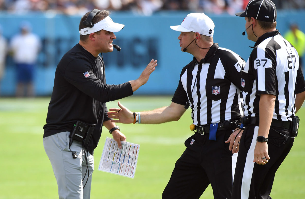 Suspicion grows as Raiders' Josh McDaniels did something odd after