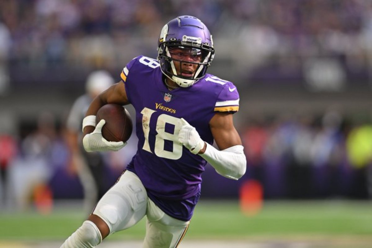 Vikings WR Jalen Reagor providing bulletin board material for the