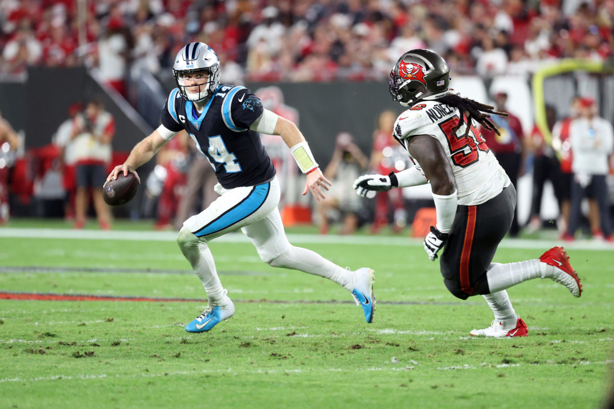 Carolina Panthers vs. Tampa Bay Buccaneers, January 9, 2022