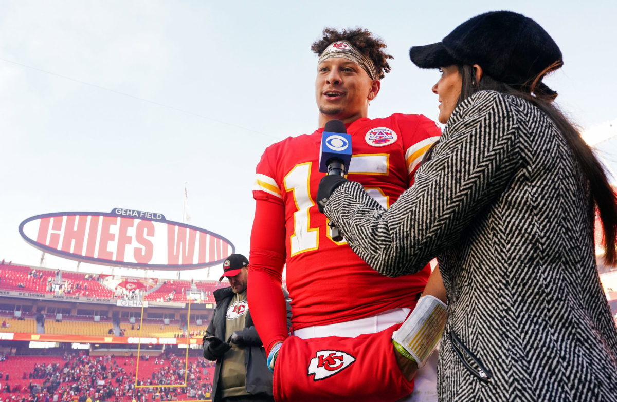 Kansas City Chiefs quarterback Patrick Mahomes is unassuming and