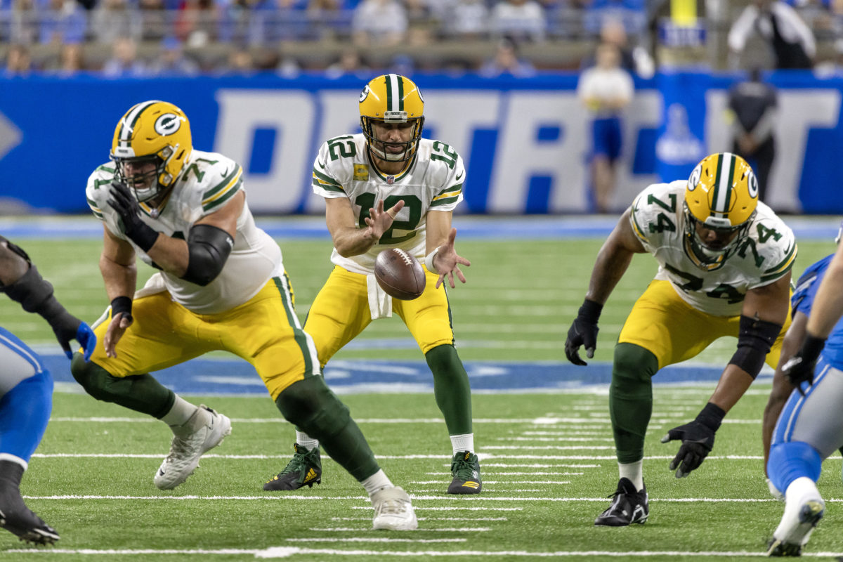 Green Bay Packers vs Detroit Lions game photos at Ford Field