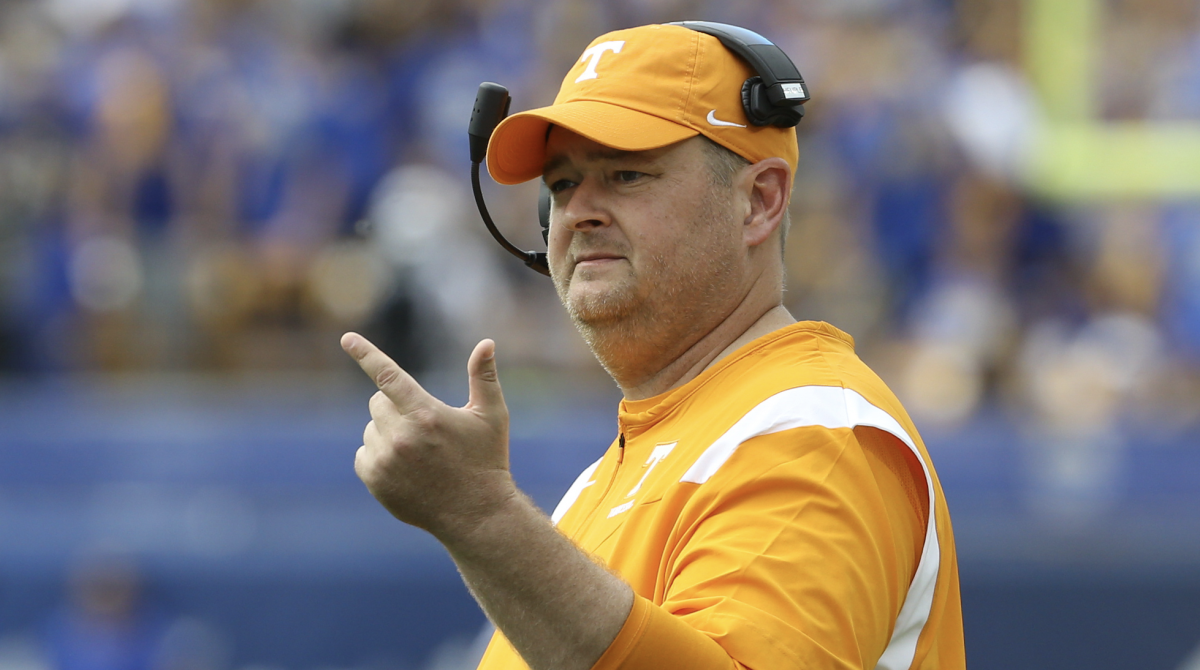 Vols HC Josh Heupel jokingly had a perfect suggestion for the College ...