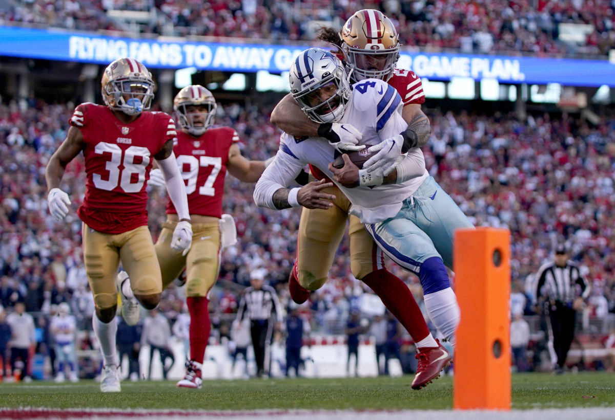 dallas cowboy 49ers game