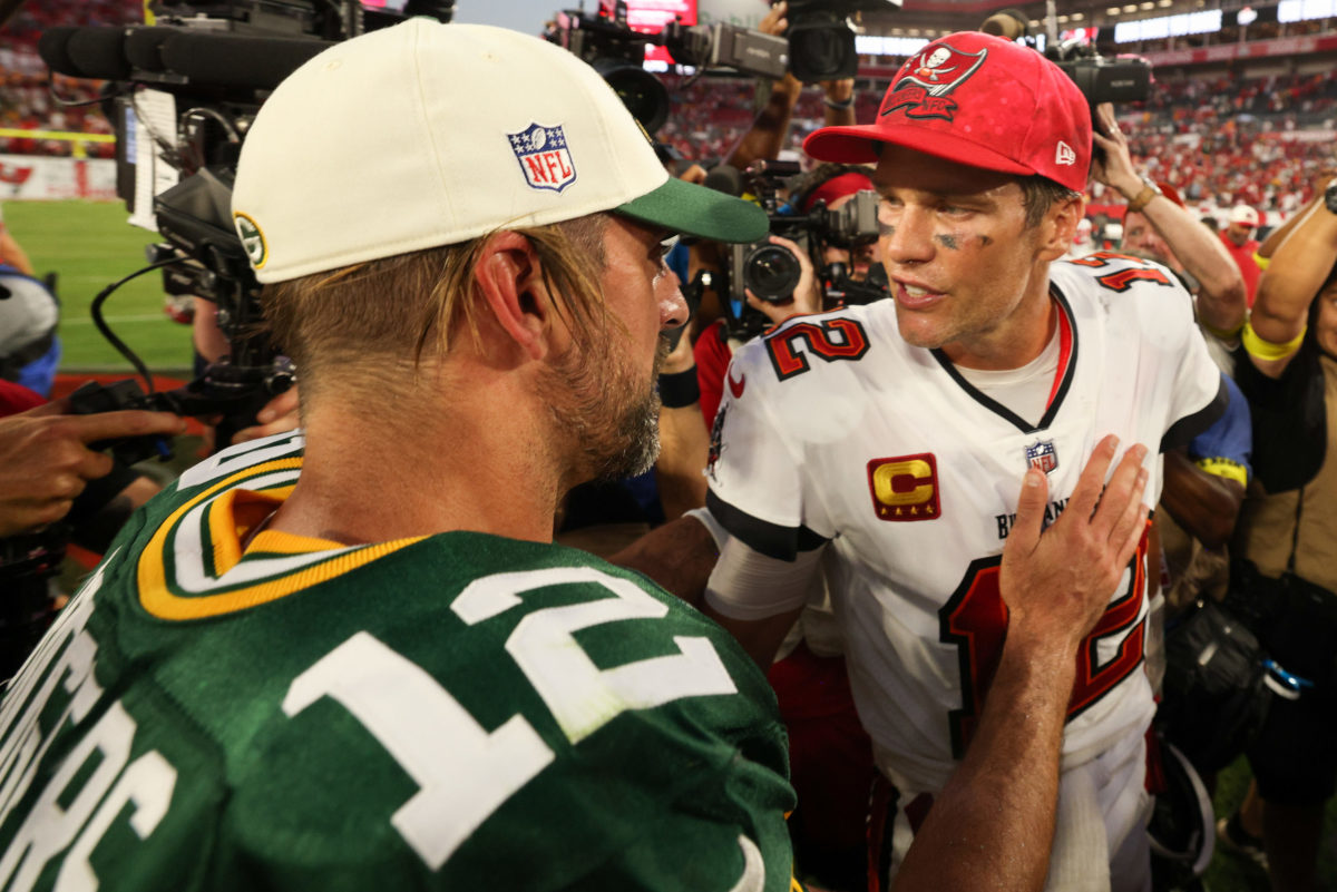 GMC Playbook: What if Tom Brady and Aaron Rodgers Switched Teams? - Acme  Packing Company