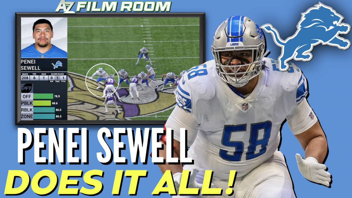 Lions Rookie Penei Sewell Handling Transition To NFL