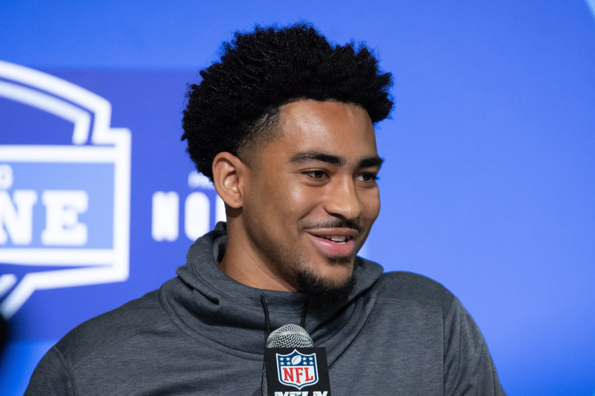Bryce Young raves about the Chicago Bears at NFL Combine