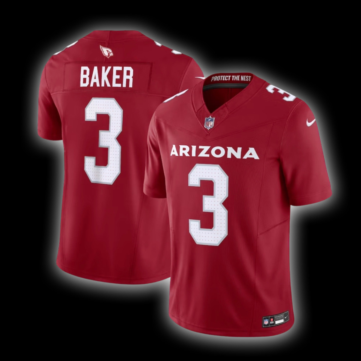 Men's Nike Budda Baker White Arizona Cardinals Vapor F.U.S.E. Limited Jersey