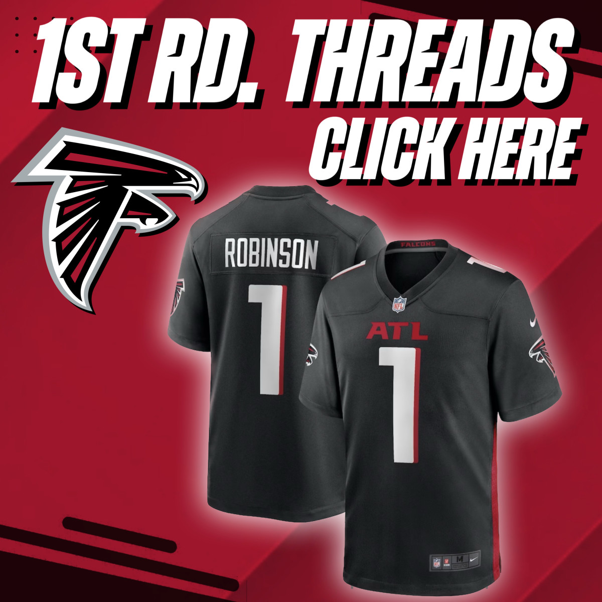 GET YOURS: Bijan Robinson Falcons Jersey, Pre-Order Now - A to Z Sports