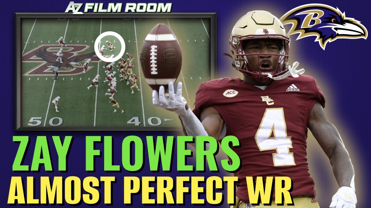 WR Zay Flowers is the MOST COMPLETE WR in this class: NFL Draft Film  Breakdown - A to Z Sports