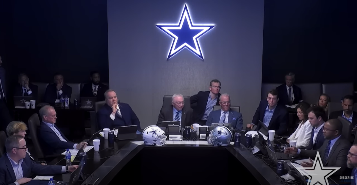 Cowboys release video of War Room's debate on first-round draft pick - A to  Z Sports