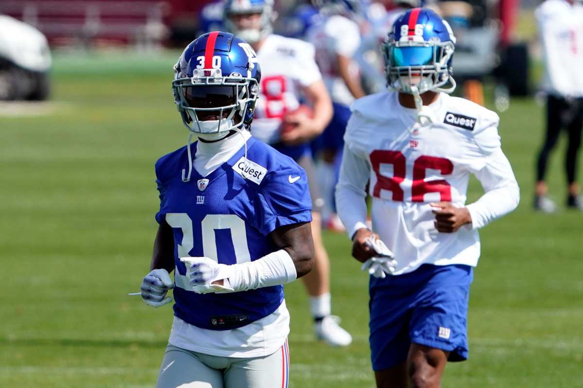 New York Giants had a special visitor at mandatory OTAs - A to Z