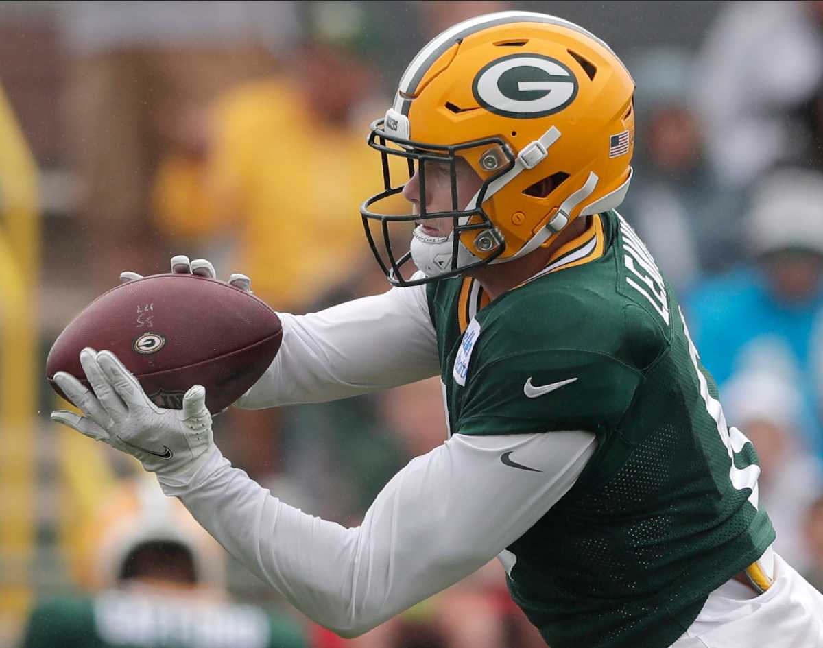 ASHWAUBENON, WI - JULY 30: Green Bay Packers safety Darnell Savage Jr.,  (26) celebrated his birthday during Green Bay Packers training camp at Ray  Nitschke Field on July 30, 2022 in Ashwaubenon