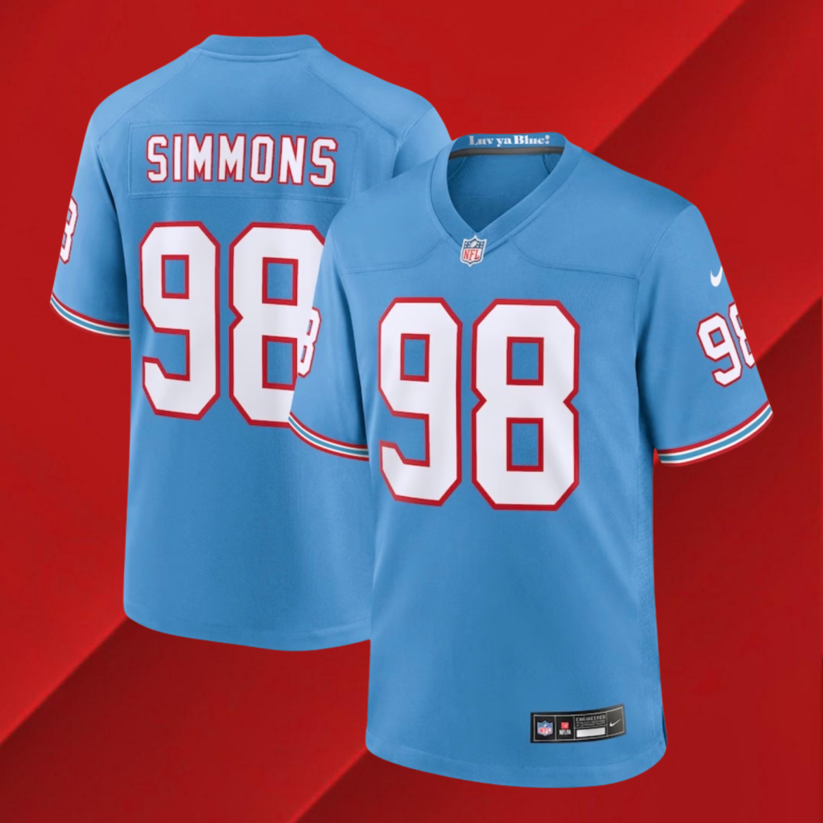 Tennessee Titans debut throwback Houston Oilers uniforms