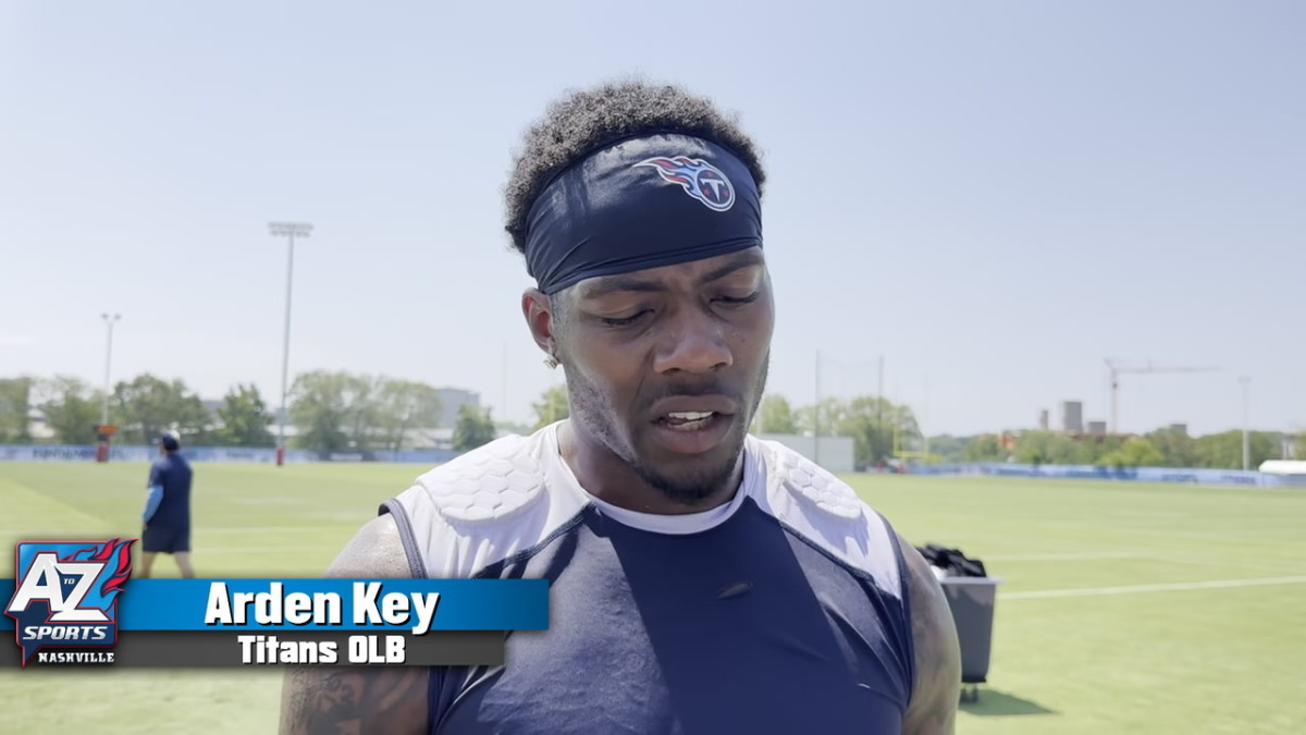 Titans new OLB Arden Key discusses goals for 2023 defense, his nonstop ...