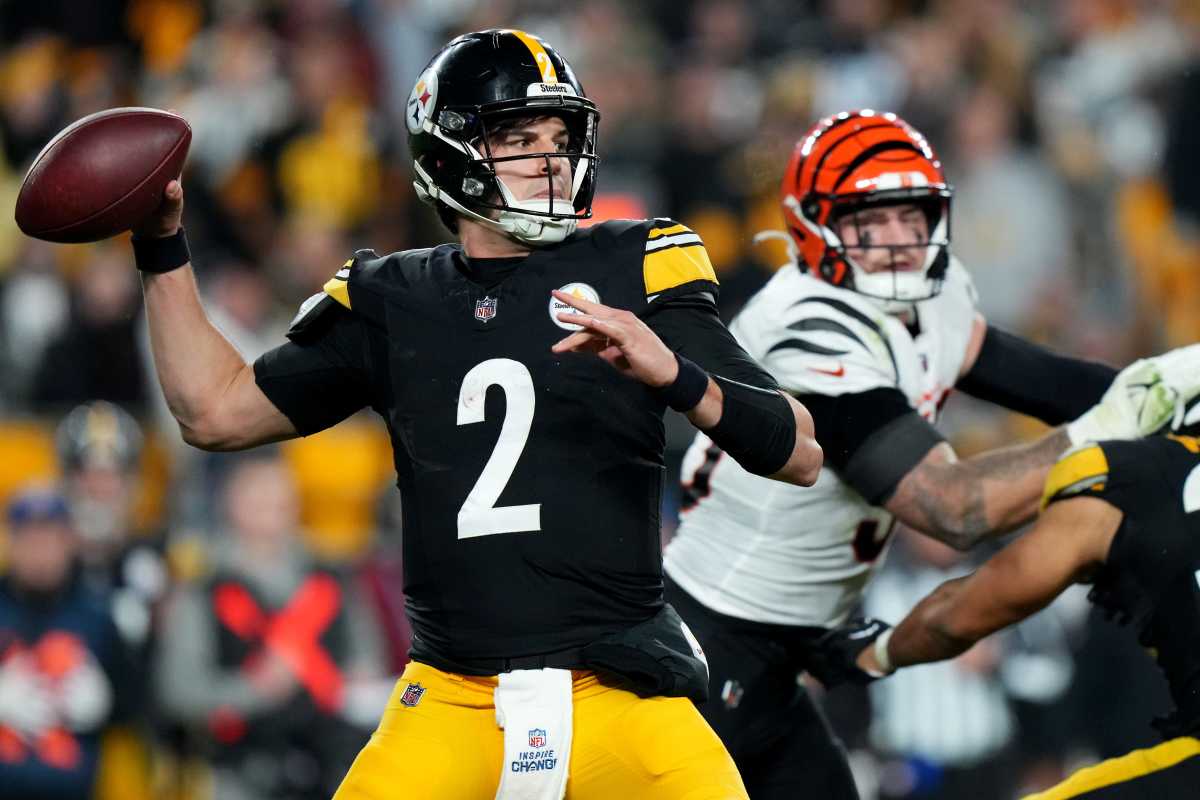 Former Pittsburgh Steelers QB Mason Rudolph signs one year, $3.62m ...