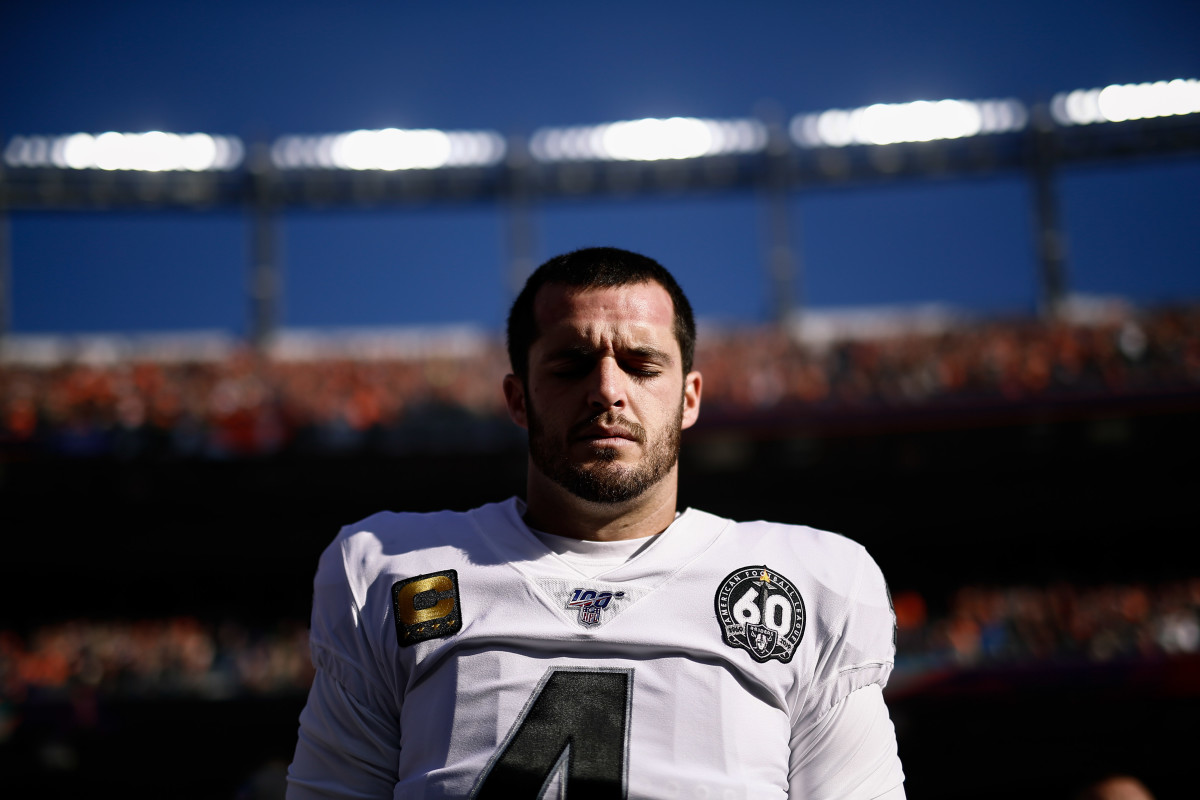 Former Las Vegas Raiders quarterback Derek Carr talks about his ...