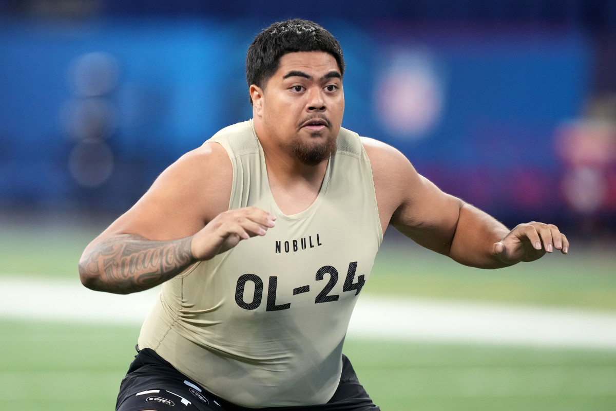 NFL Draft executive calls Taliese Fuaga a slam dunk first-round pick ...