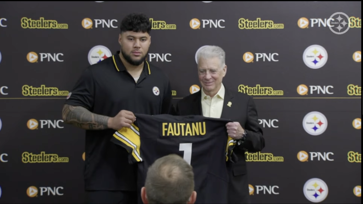 New Steelers OT Troy Fautanu Has Simple But Perfect Way Of Showing He ...