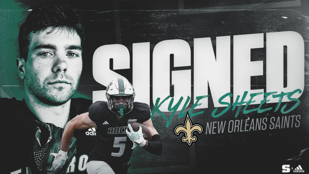 Saints were first team to reach out to UDFA WR Kyle Sheets before they