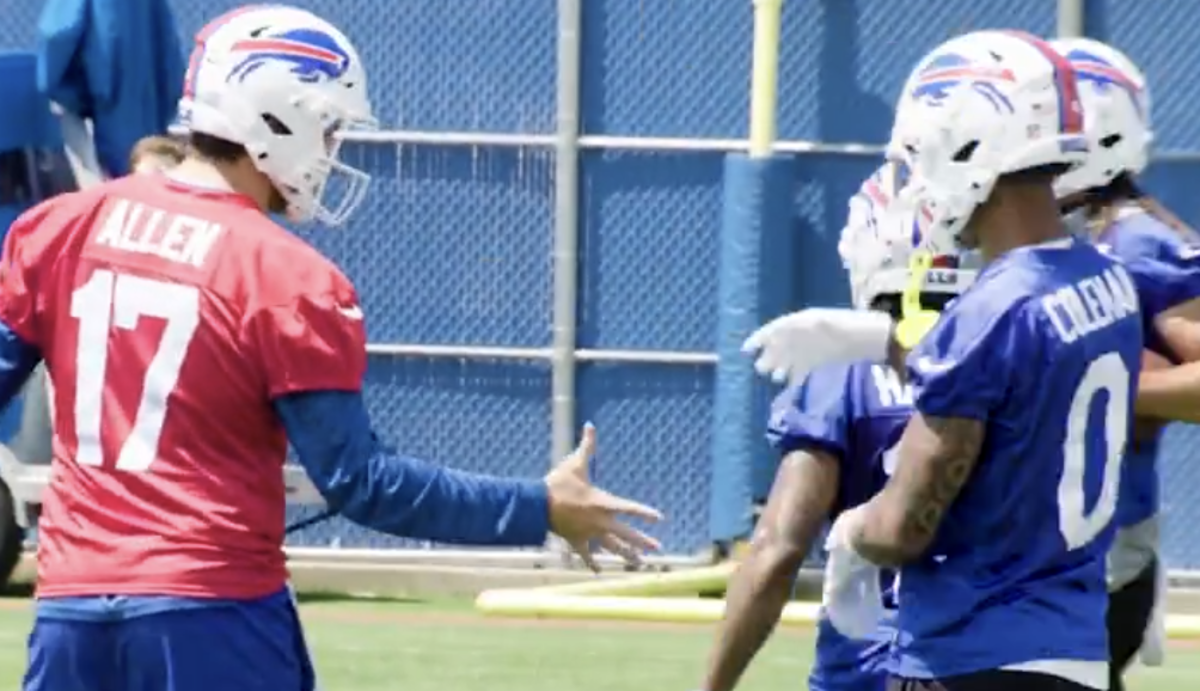 Josh Allen Gives Glowing Endorsement Of Bills Rookie Receiver Keon Coleman