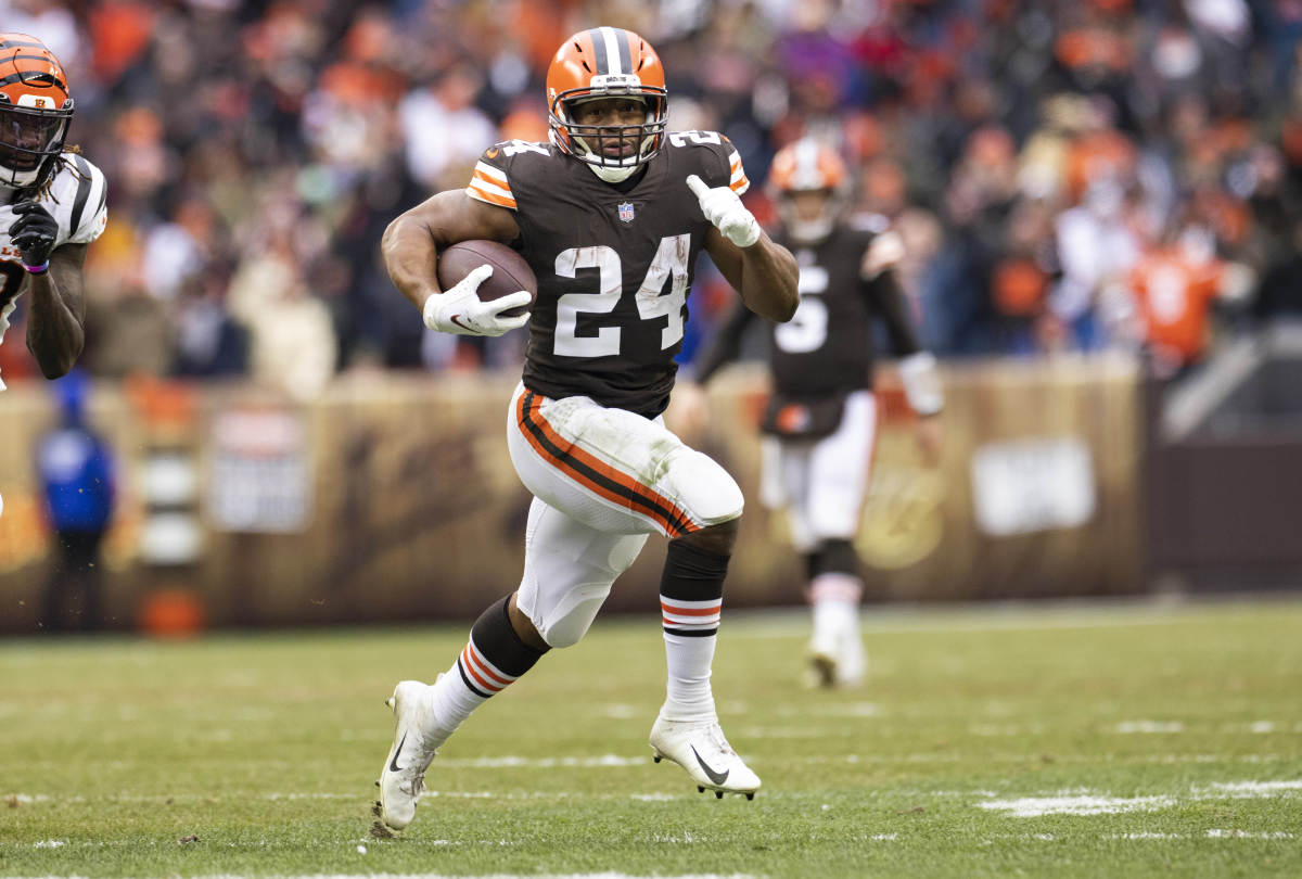 Browns running back position ranked among league's best in latest ...