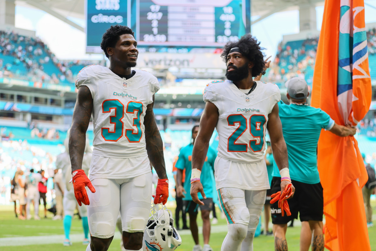 Three key Miami Dolphins starters on the wrong side of the initial injury report ahead of clash