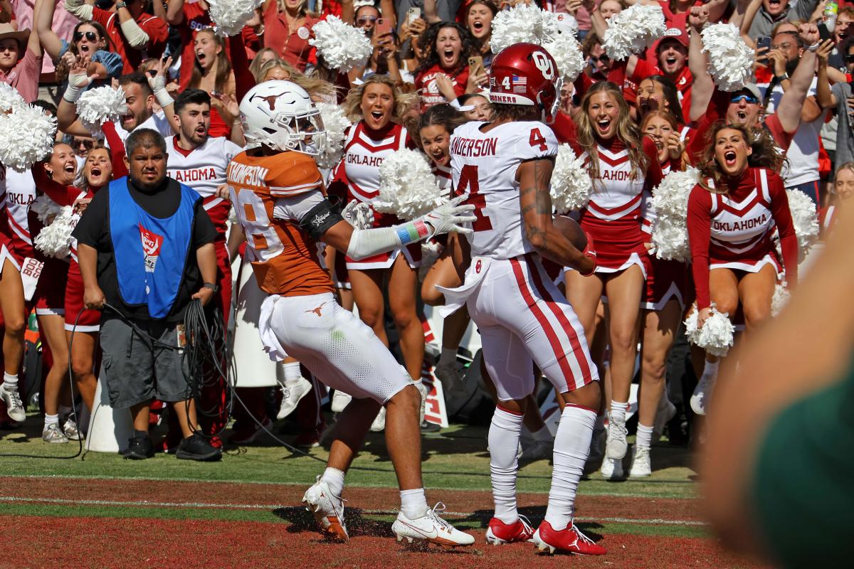 Texas LB David Gbenda has moved on from last year’s heartbreaking