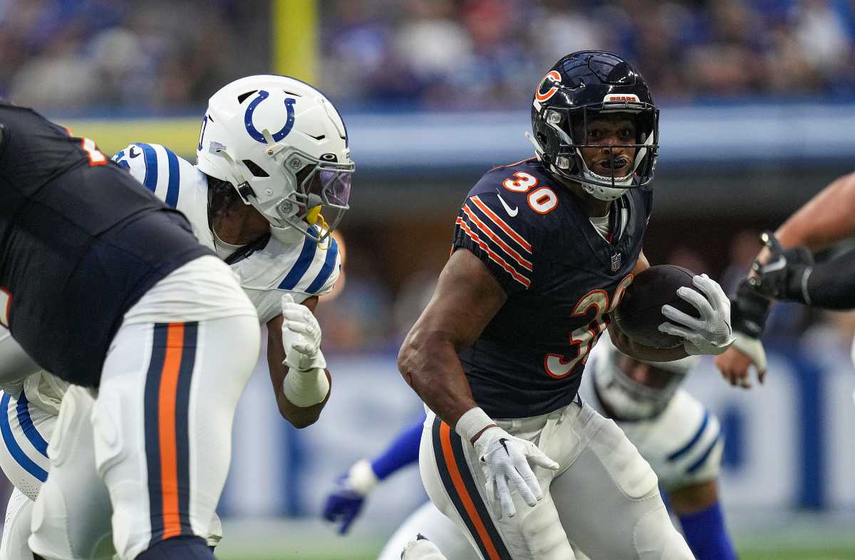 Bears' Khalil Herbert on competition at running back: 'Obviously, I want to  be the starter'