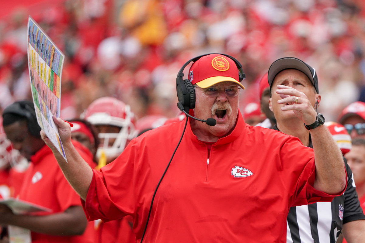 Cornell Powell of the Kansas City Chiefs celebrates with Wanya