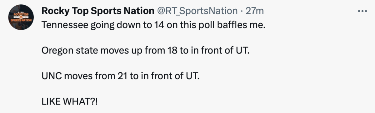 Tennessee news and notes: First 2023 FPI rankings revealed - Rocky Top Talk