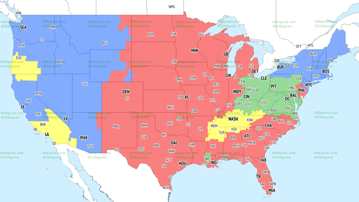 cbs nfl tv map