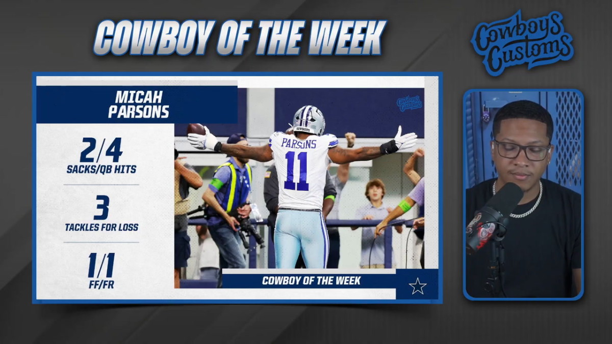 Cowboys Micah Parsons dominates the Jets and is the player of the week