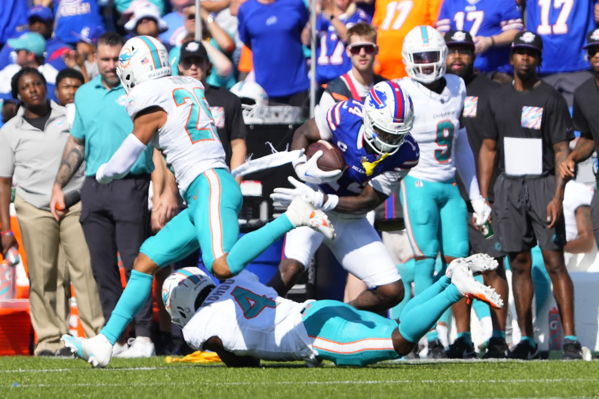 Miami Dolphins Suffer 48-20 Loss to Bills, Ending Undefeated Start - BVM  Sports