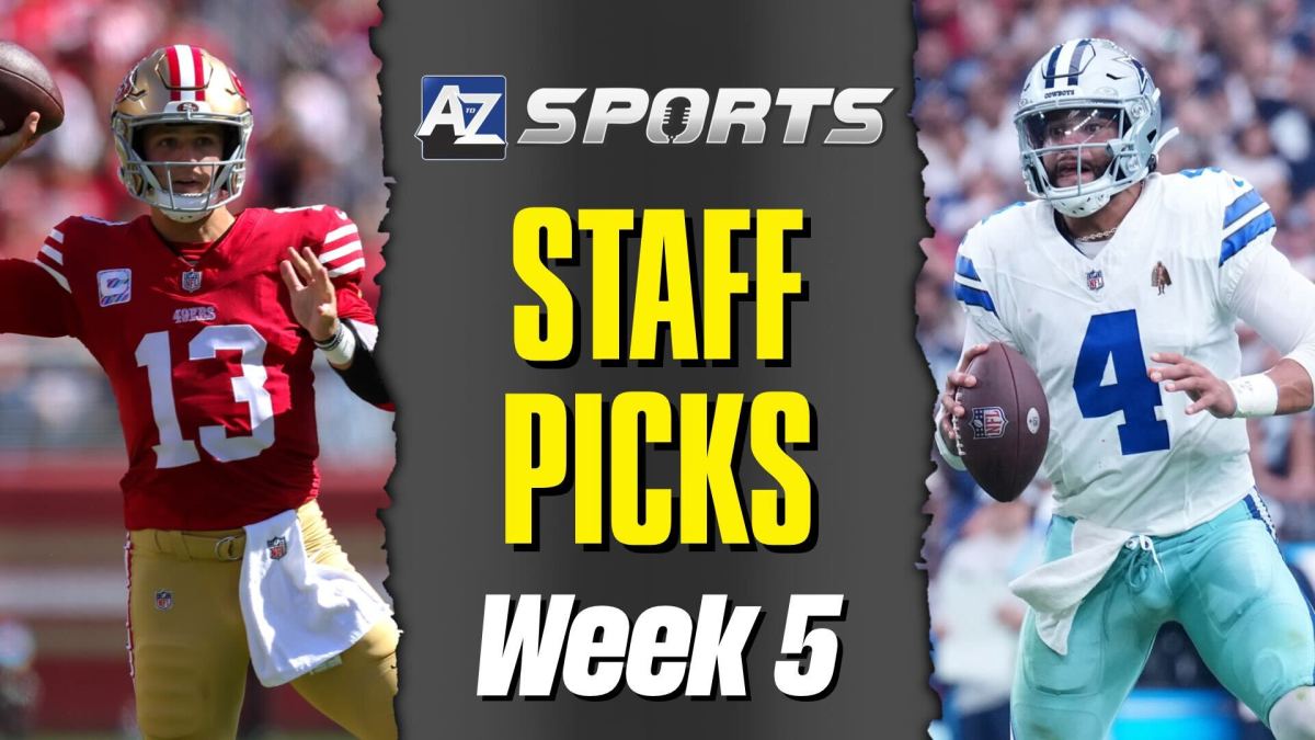 NFL Week 5 picks, predictions: Cowboys vs. 49ers tops game schedule